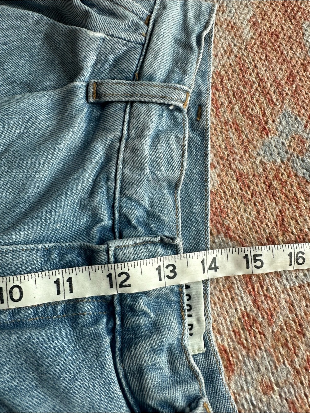 AGOLDE Becker Jean shorts size 25 Aritzia denim brand size 25 A9214-1141 preppy - Picture 8 of 9